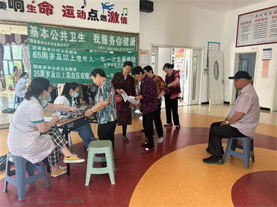 凯利社区开展健康义诊活动